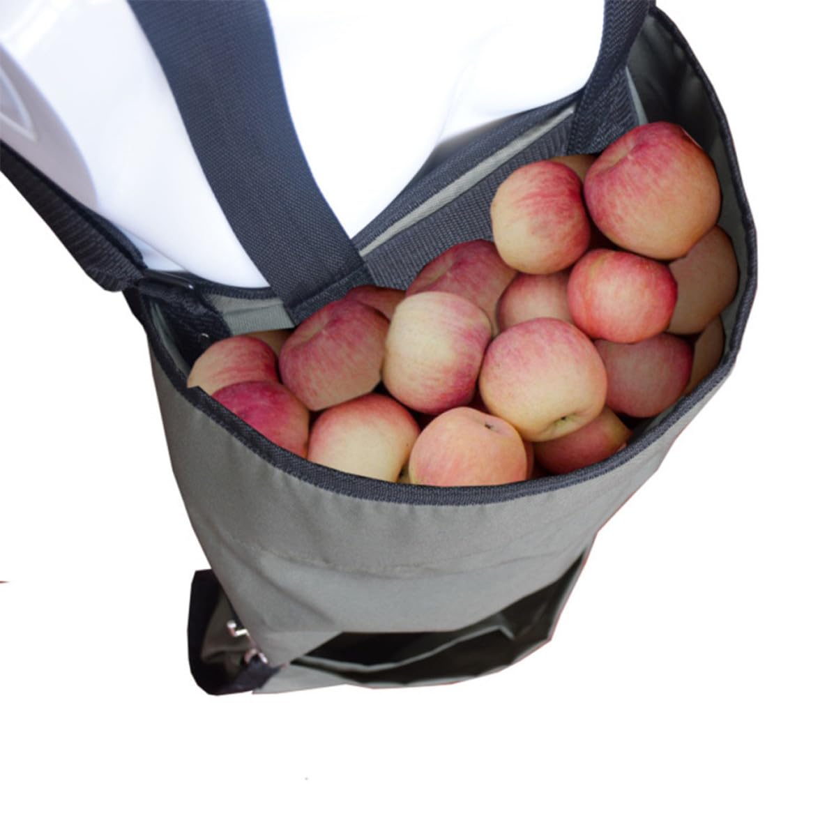 DOITOOL Ernteschürze mit Weiter Öffnung aus Oxford Gewebe Fleckenabweisend 1 Stück Schutzschürze für Gemüse und Obstpflücker im Garten