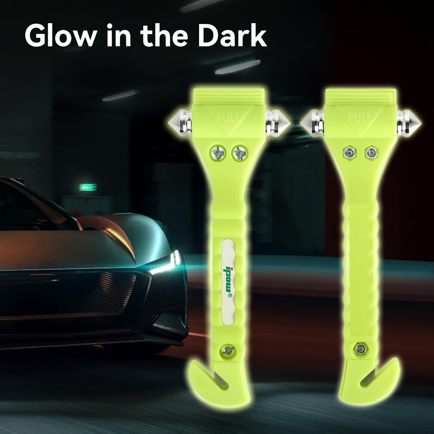 Ipow Martello Rompivetro E Taglia Cinture Per Auto - 4 Pezzi, Con Punte In Tungsteno E Staffe - Foto 5