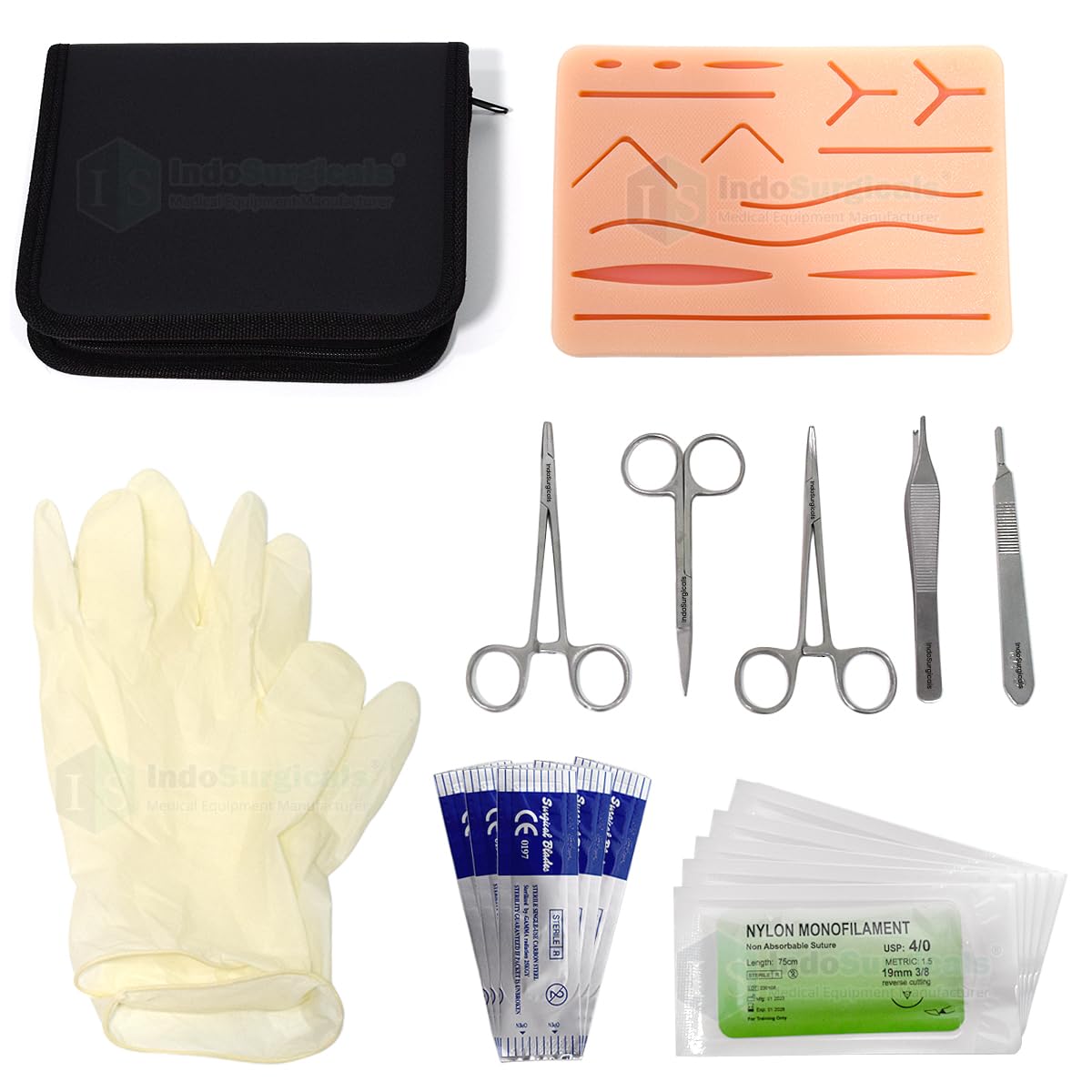 IS IndoSurgicals Suturing Practice Kit with Silicon Pad for Students (B09SV1Q6GY) Amazon Price History, Amazon Price Tracker