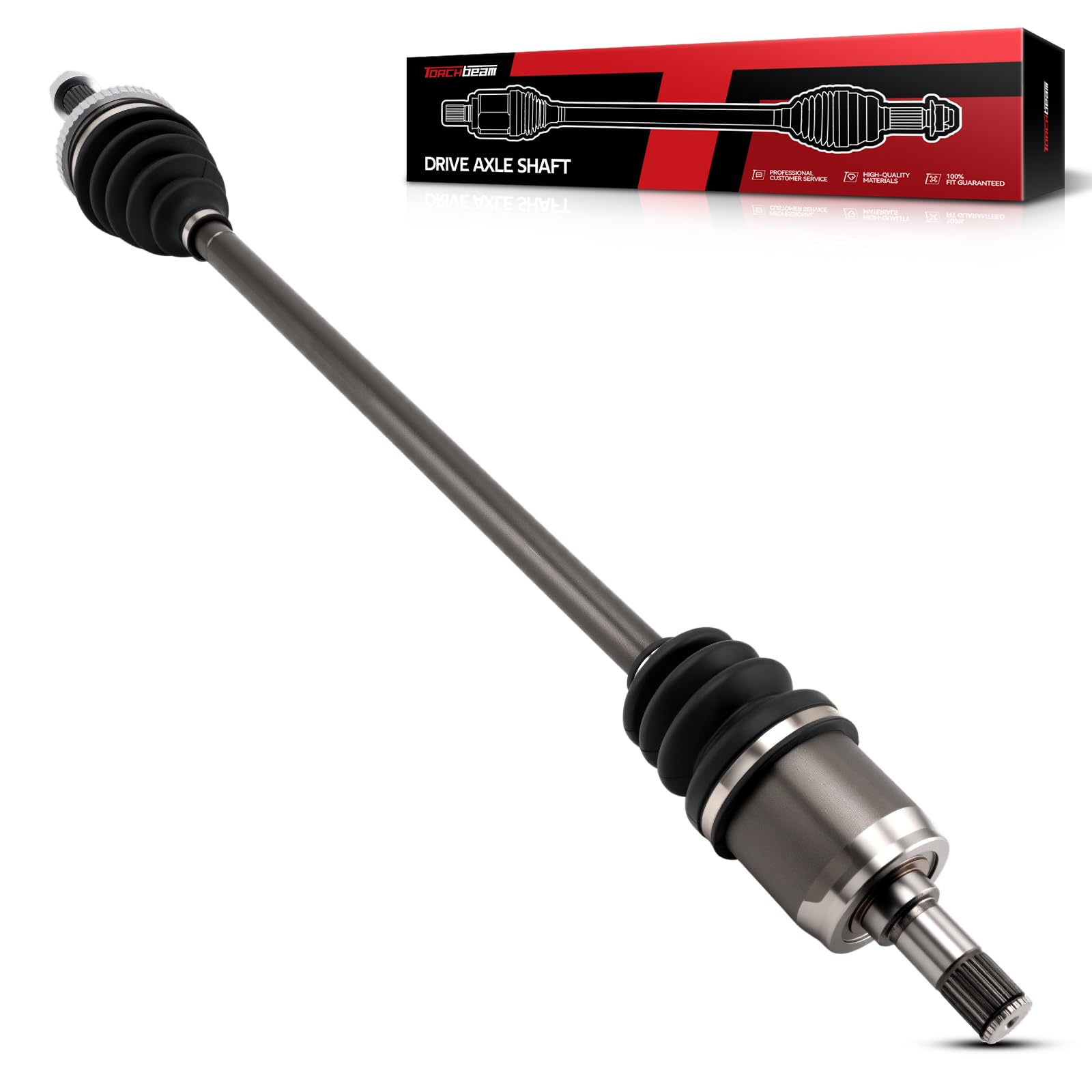 Torchbeam CV Axle Shaft Assembly Compatible with 2001-2005 Civic, Front Left CV Axle 66-4191