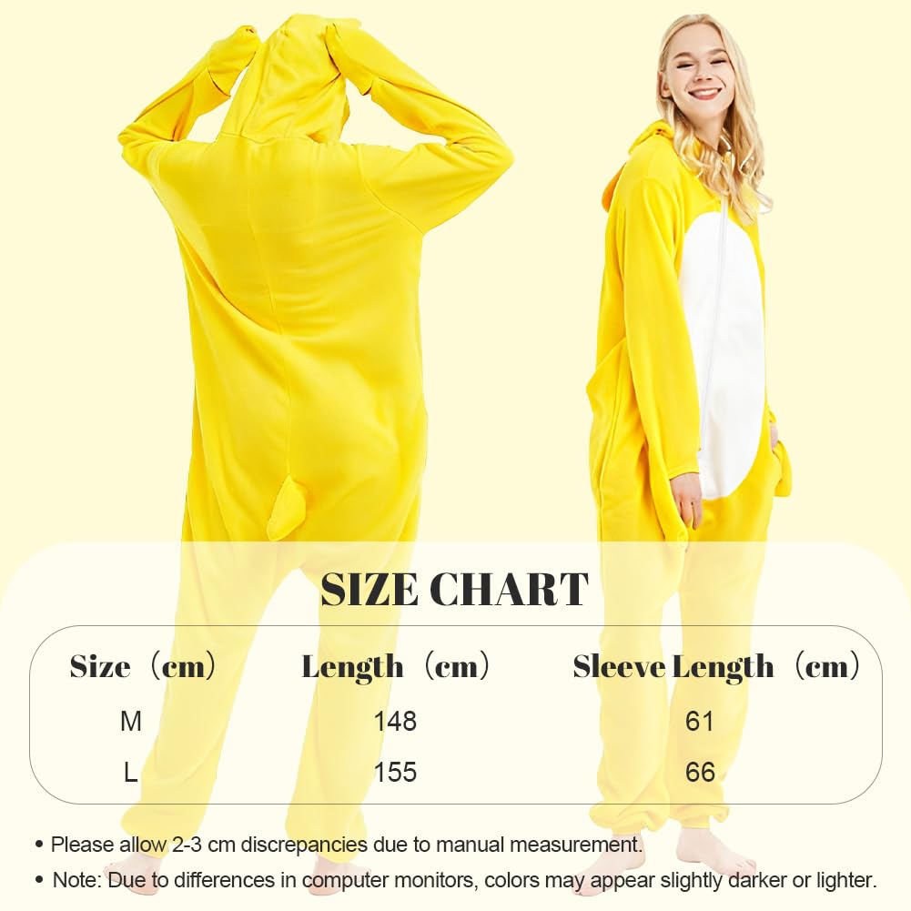 flintronic Unisex zwierzęcy kombinezon dla dorosłych, piżama dla dorosłych, bielizna nocna na Halloween, Boże Narodzenie, cosplay, przyjęcie, kostium, z kapturem, odzież domowa