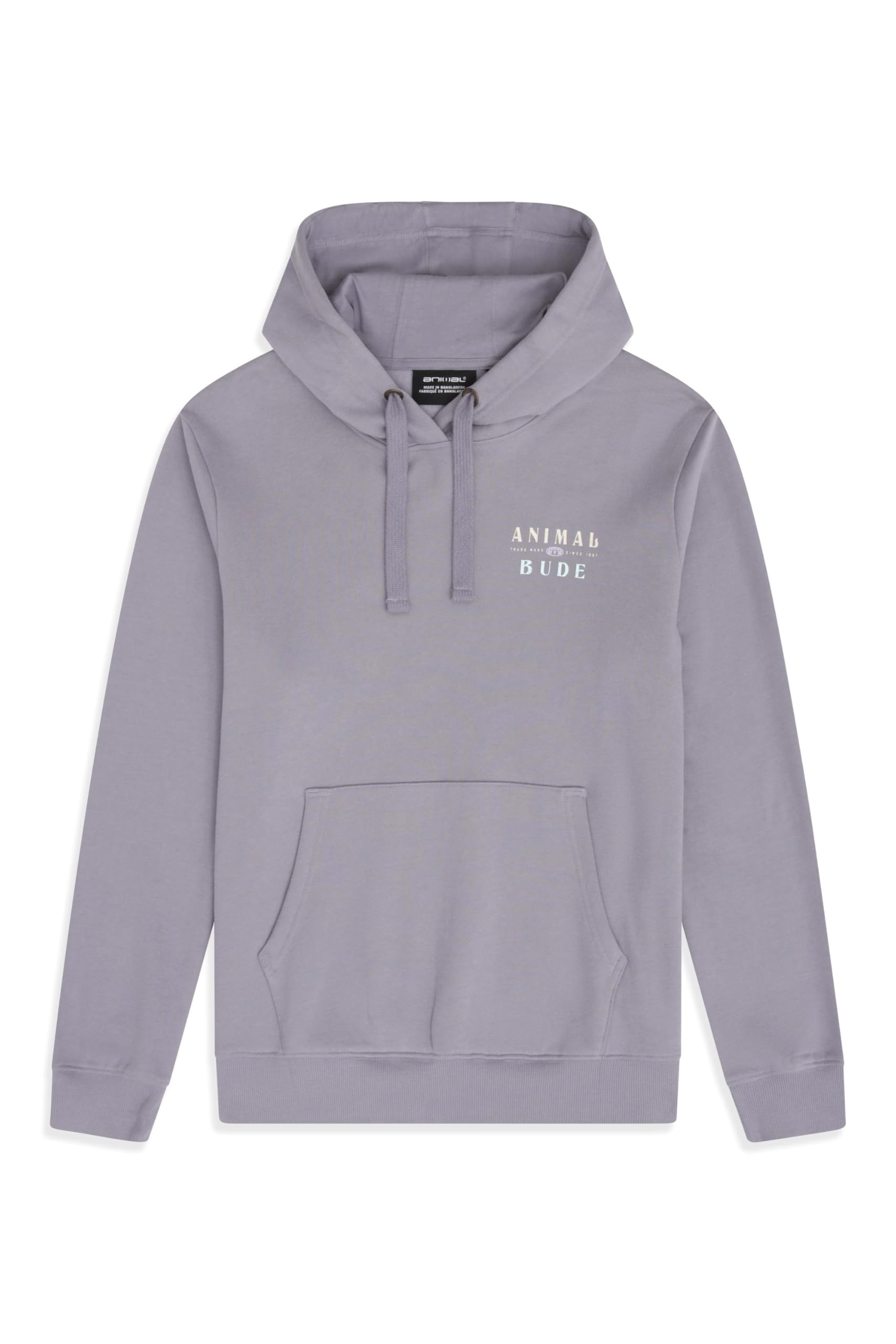 Animal Women's Blue 'Maya' Bude Print Soft Cotton Lightweight Relaxed Everyday Hoodie In | : Medium