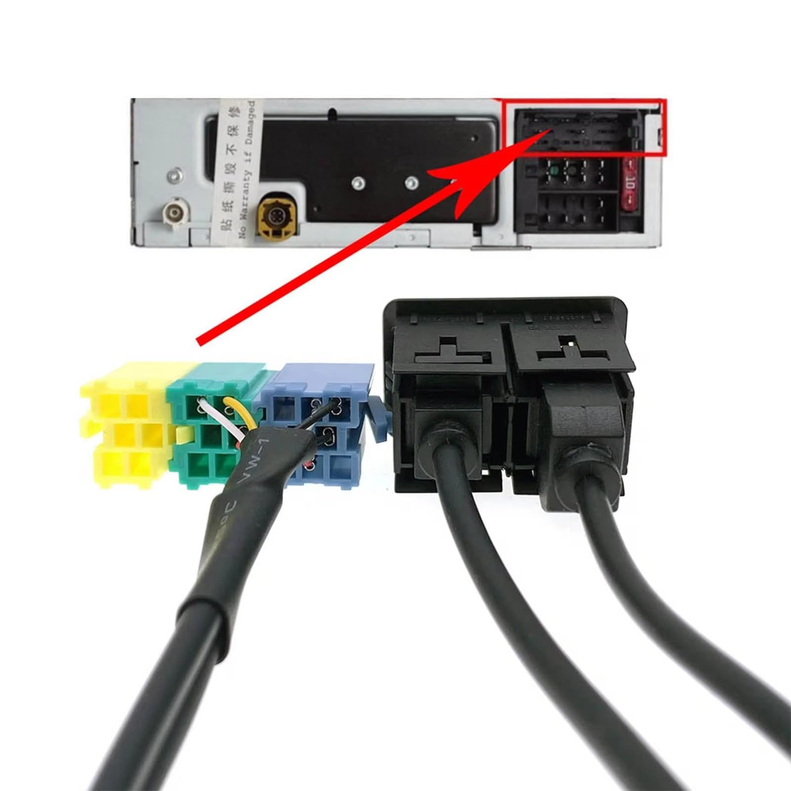 Per Hyundai Car AUX Adattatore Di Ricambio Presa Convertitore Da 20 Pin Interfaccia Lettore CD Changer USB Accessori Sostituzione