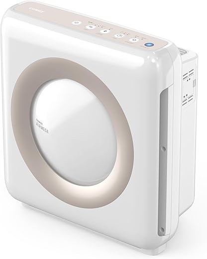Coway Airmega AP-1512HH(W) True HEPA Purifier with Air Quality Monitoring, Auto, Timer, Filter Indicator, and Eco Mode, 16.8 x 18.3...