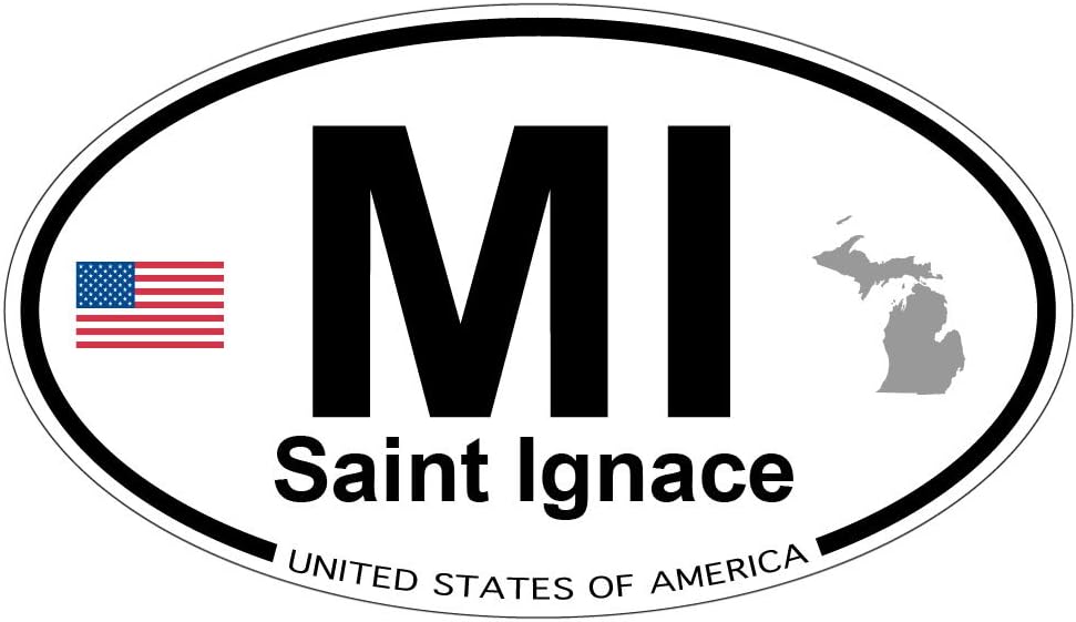 US Decal, Inc. Saint Ignace, Michigan Oval Home