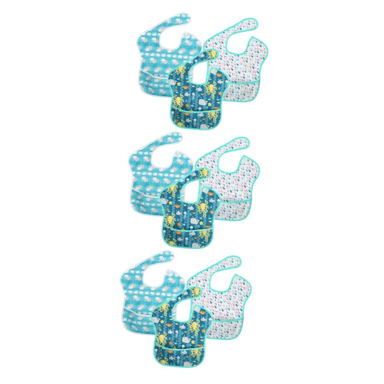 ifundom 9 Pièces bavoir de dessin animé bavoirs pour bébés bébé mouchoir s bandana s bebe bebe s imperméable pour offre de ambiance