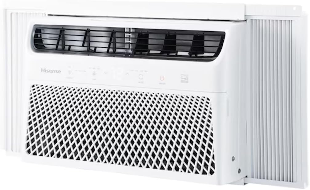 Hisense Aire acondicionado de ventana de 350 pies cuadrados 115 V, 8000