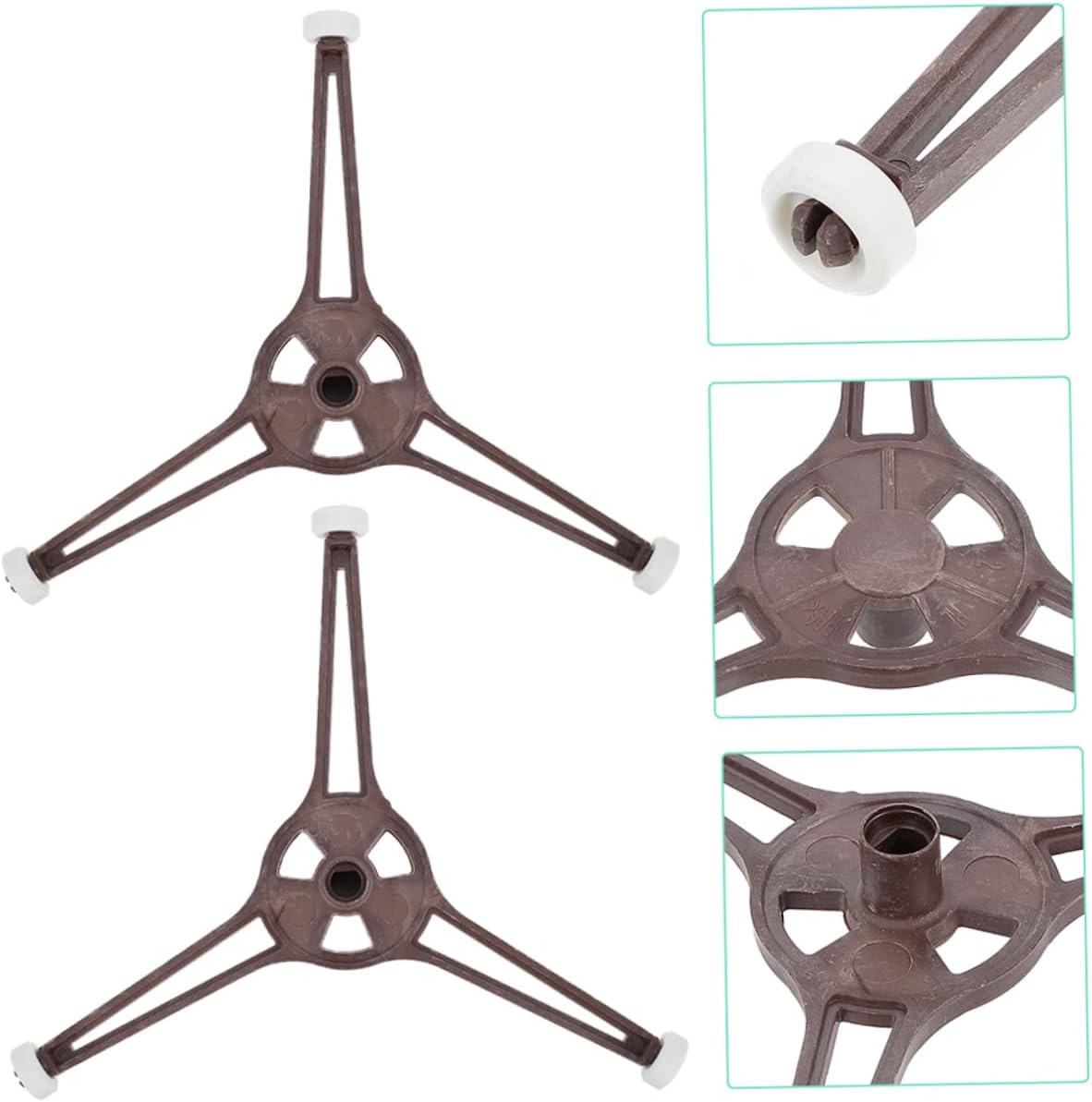 Hemoton 6pcs Microwave Turntable Base Rotating Turntable Rack Replacement for Microwave Oven Sturdy Easy to Use