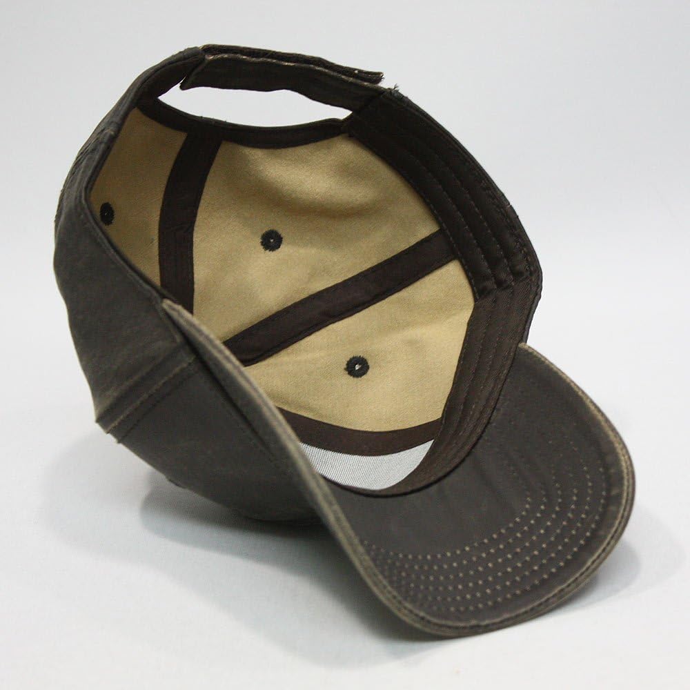 The Vintage Year Heavy Washed Wax Coated Adjustable Low Profile Baseball Cap - Image 5