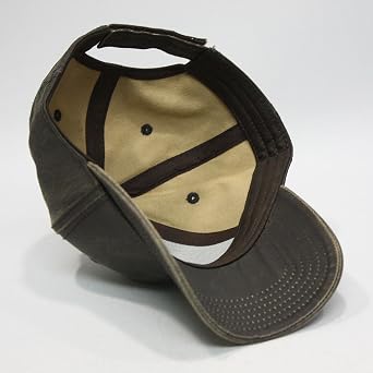 Heavy Washed Wax Coated Adjustable Low Profile Baseball Cap
