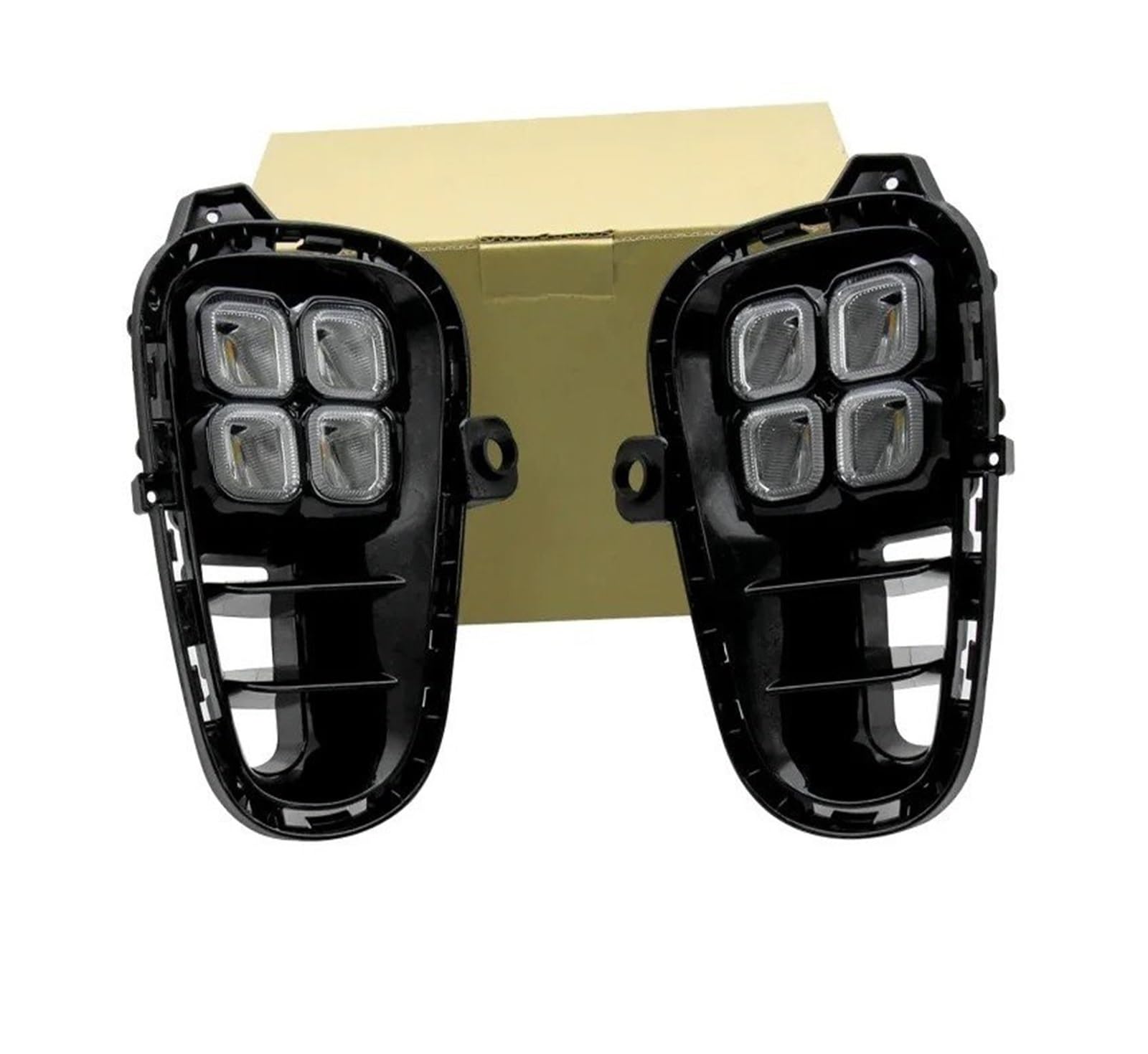 Luces Antiniebla Luz Niebla Para Kia Para RIO 2017 2018 2019 2020 Luces Diurnas LED DRL Intermitentes Faros Antiniebla Delanteros Blanco Amarillo