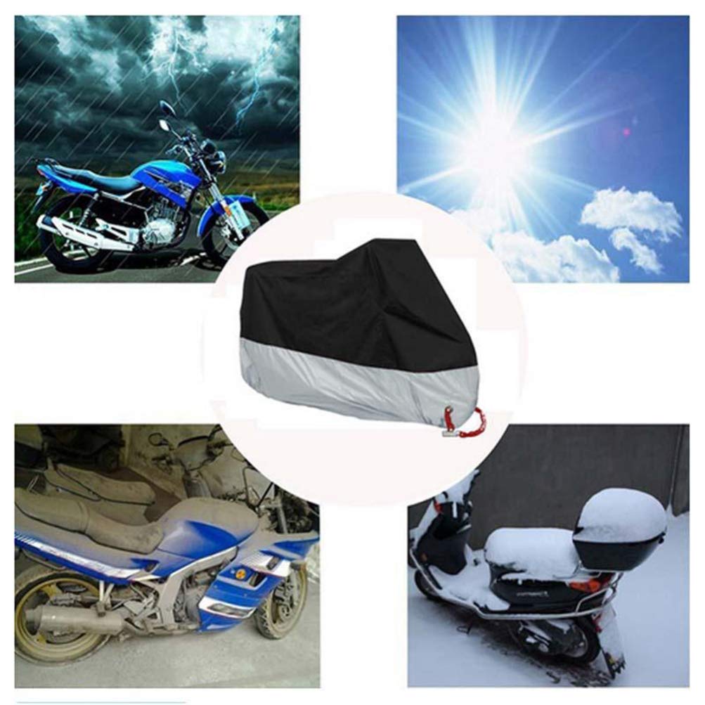 BESPORTBLE Copertura Per Motocicletta e Resistente All Acqua Protettiva Uv e Traspirante Con Borsa Portaoggetti Xxxl Per Esterni e Interni