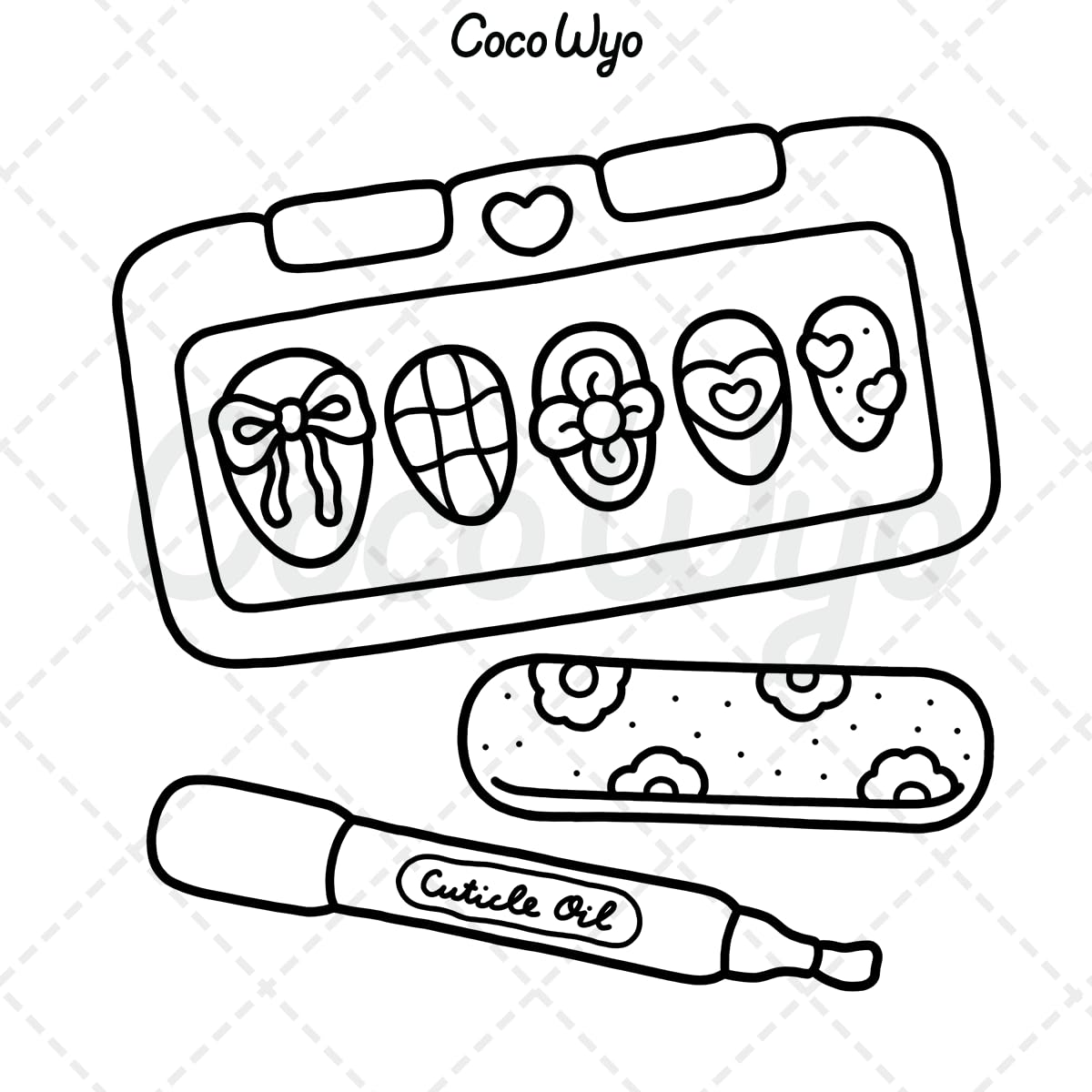 Self-Care: Relaxing Coloring Book for Girls and Adults with Cute and Easy Illustrations