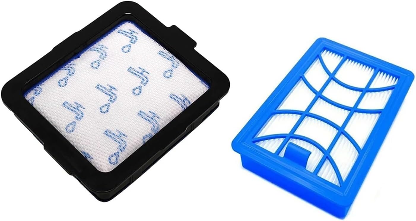 フィルターエレメントセット 2個セット、Philips Power Pro 掃除機アクセサリー 交換部品に対応