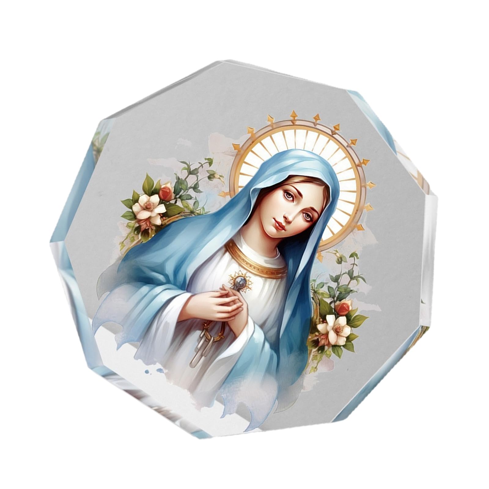 Limtula D Nativity Scene Ornament Nativity Scene Esktop Ecorations Acrylic The Birth Of Jesuses Ecors Christians Religious Gift Christmas Ornament