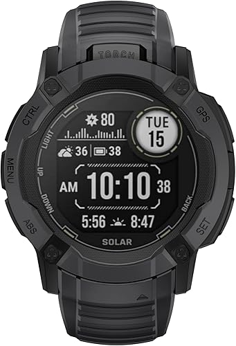 Miniatura 6 de NotoCity Correa para reloj Garmin Instinct 2X Solar, Instinct 2X de silicona suave de 1.024 in