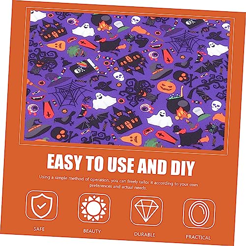 Tissus Halloween patchwork lavables pour masques et projets de couture - 2