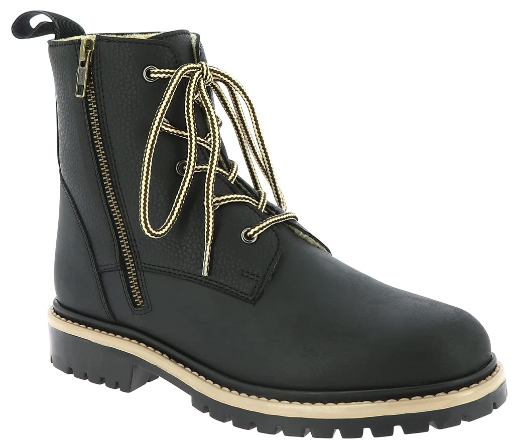 Ekkia Suedwind Cheville Ultima RS Pro Paddock Noir Lacet de Cuir de Vache imperméable à l'eau Semelle de Confort