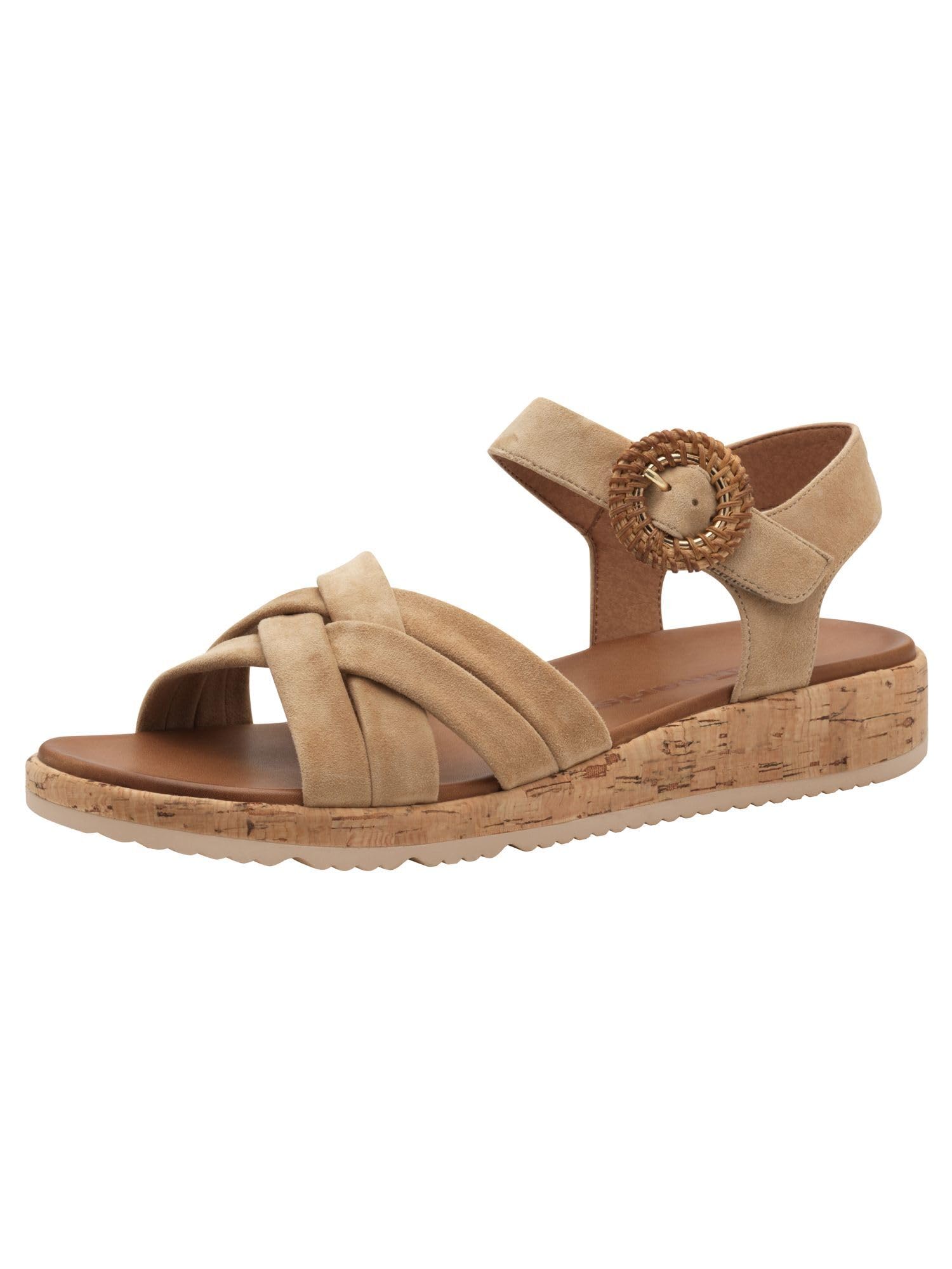 Tamaris Sandal Brown, tan, 7.5 UK