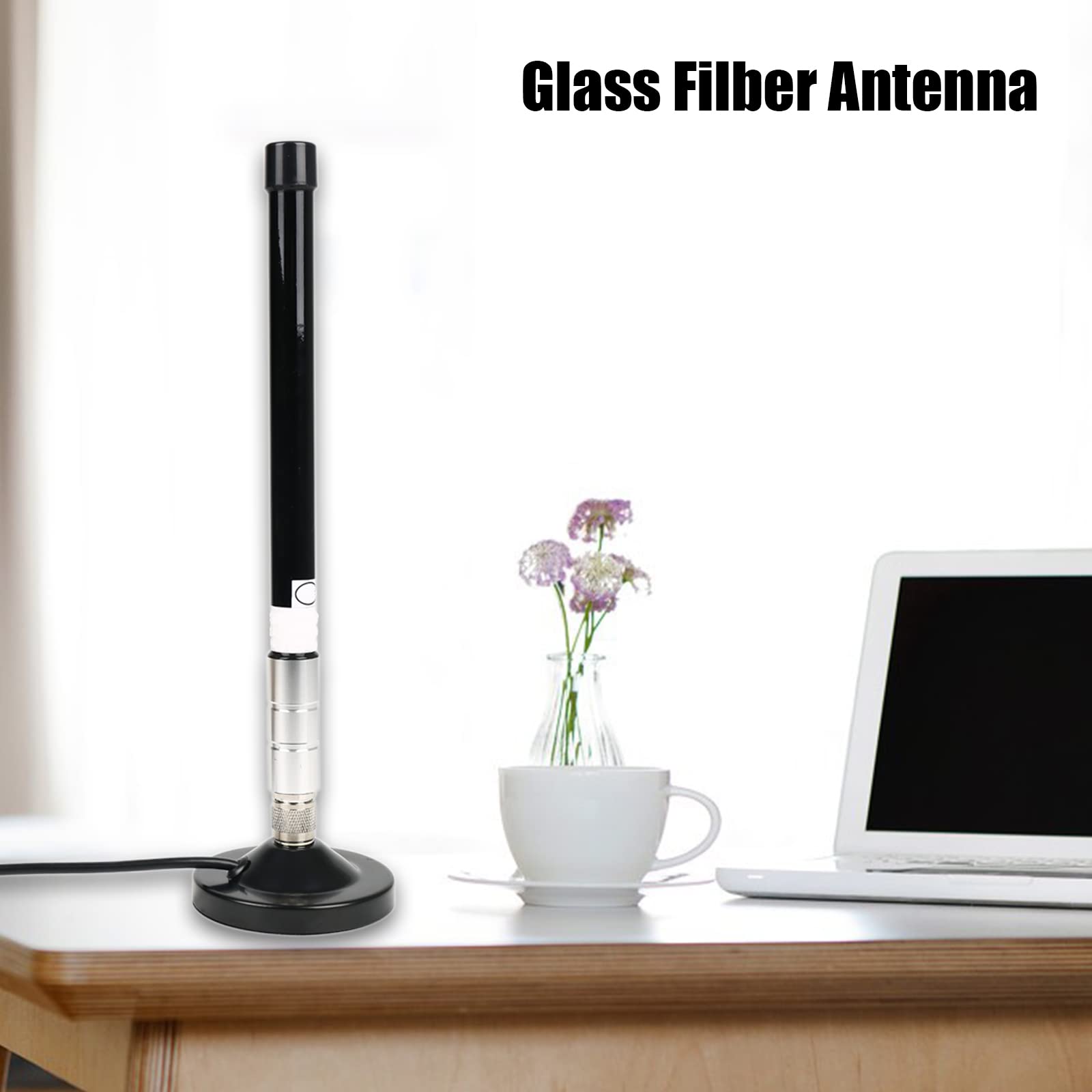 LoRa antena 868 MHz, 3 dBi z włókna szklanego, 30 cm, z podstawą magnetyczną, 3 m, kabel przedłużający, czarna antena Lorawan, wodoszczelna antena górnicza, do RAK Nebra Bobcat HNT, hel,