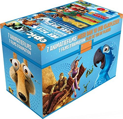 Animation Films 7-DVD Boxset ( Epic / Ice Age: Dawn of the Dinosaurs / Ice Age: Continental Drift / Delgo / FernGully 2: The Magical Rescue / Alvin and the Chipmunks: Chipwrecked / Rio )