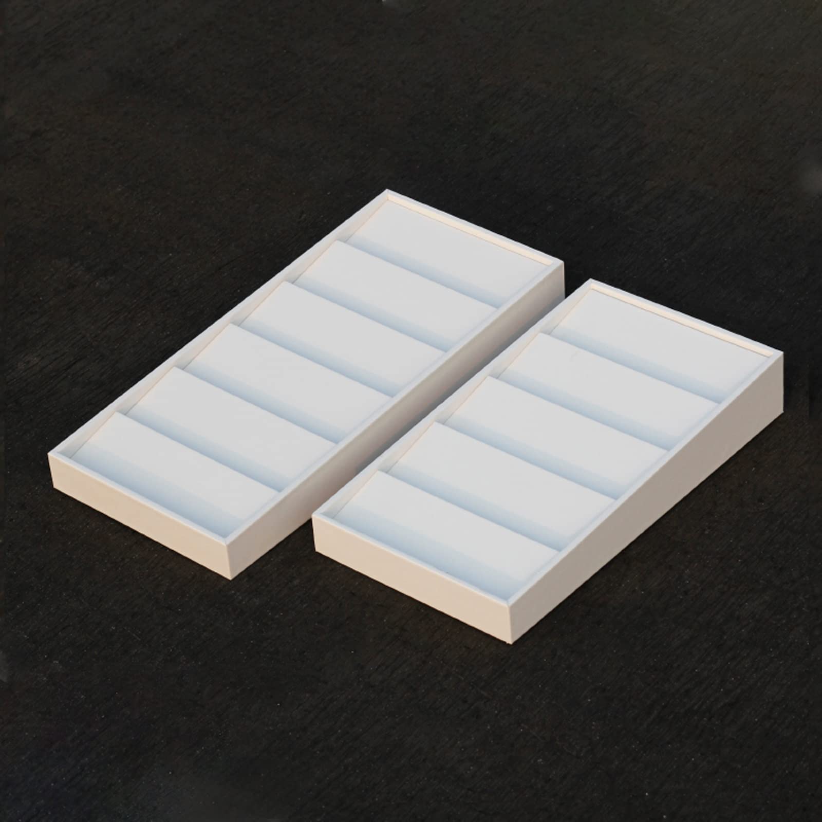 Brillenhalte Abschräge aus lederzogener abgeschrägter Display-Rack-Speicher-Tablett-Sonnenbrillen-Gläser Stehen Brillenständer (Size : 3)