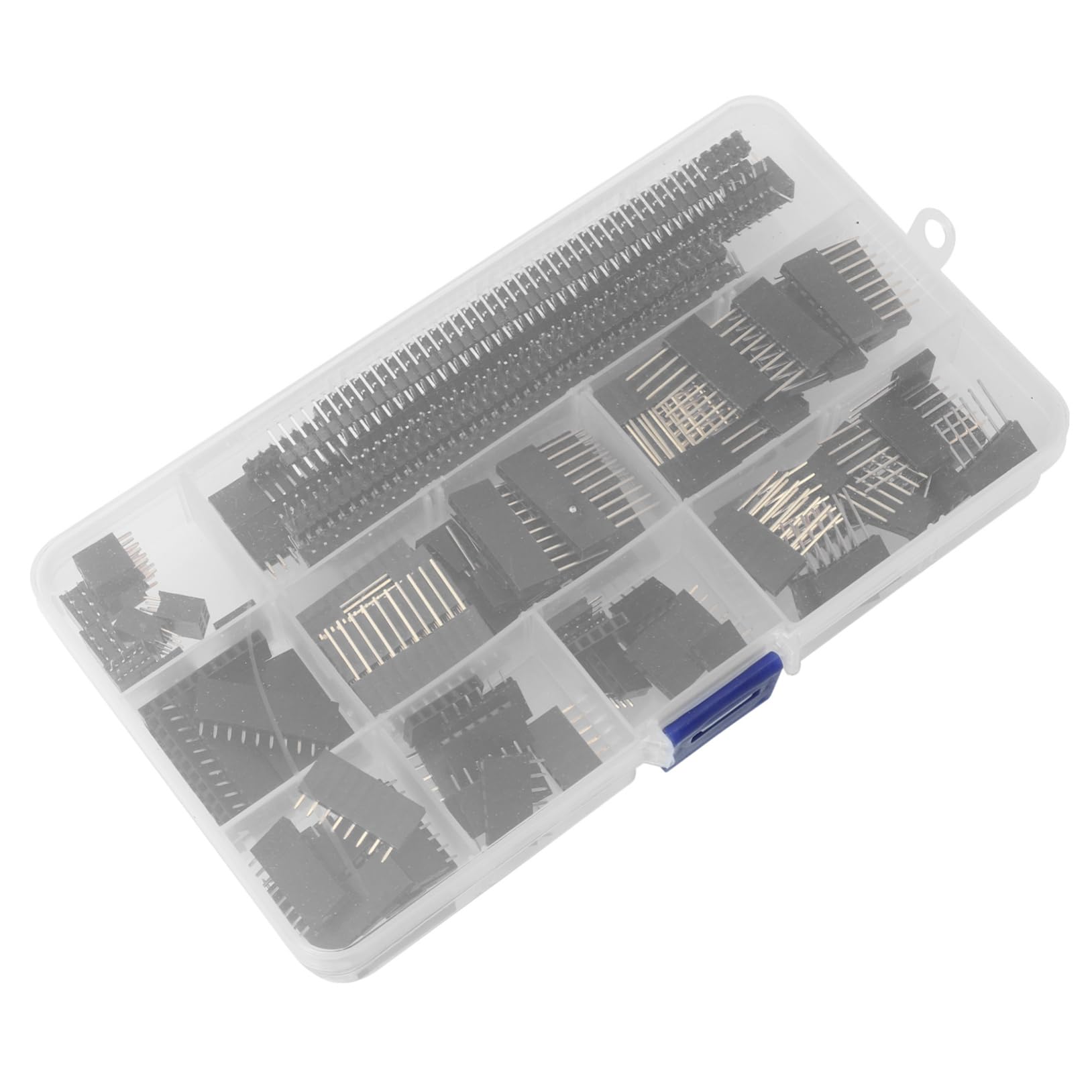 Yardenfun 122pcs Pin Socket Connection Dual Row Ic Socket Ic Sockets Solder Type Adapter Adapters Soldering Ic Socket Pitch Ic Socket Ic Sockets Solder Adapter Hard Metal Pin Black