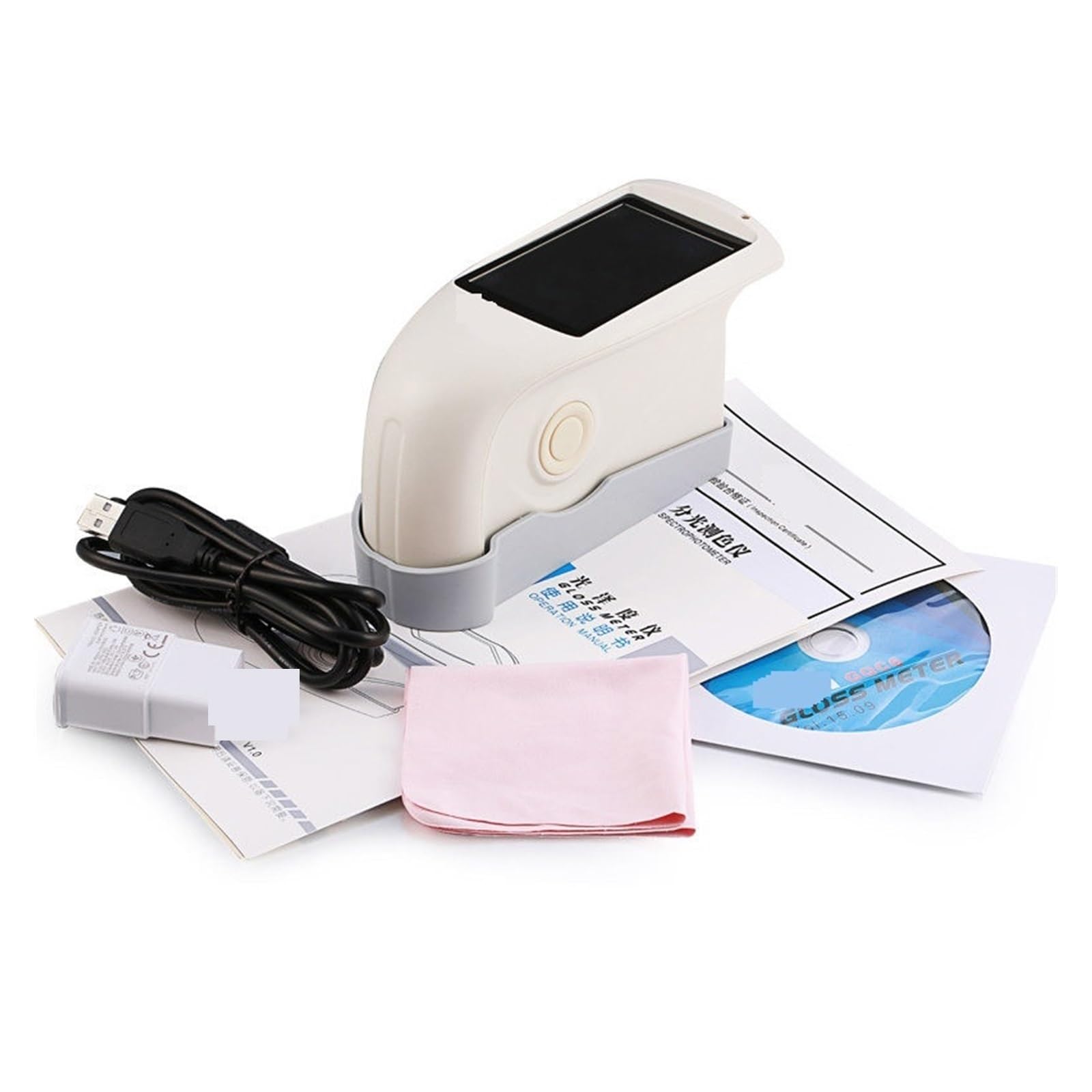 Colorimètre Portable, Brillancemètre numérique haute résolut HG60, 60 °, for revêtement Automobile, testeur de brillance en plastique de marbre