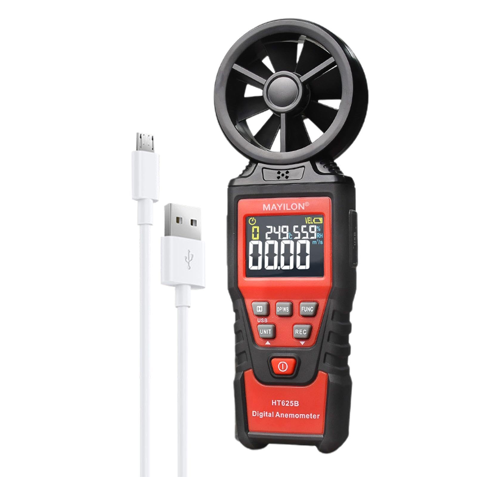 Enakshi® Digital Anemometer Handheld Tool Wind Speed Meter Gauge for Golf Home Flying HT625B | Electrical & Test Equipment | Test, Measurement & Inspection | Air Flow & Anemometers-image-43