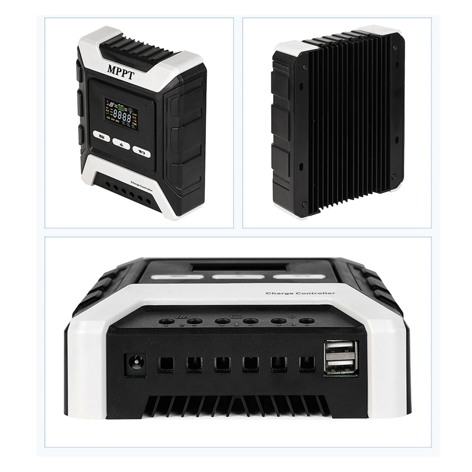 MPPT Regulator Ładowania Słonecznego 12V 24V 48V 80A 60A 50A 40A 30A Panelu Do Baterii Litowo-ołowiowej(60A)
