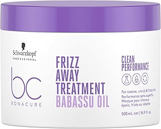 Schwarzkopf Professional Bonacure Frizz Away Treatment with Babassu Oil, with Vegan Keratin 450 ml