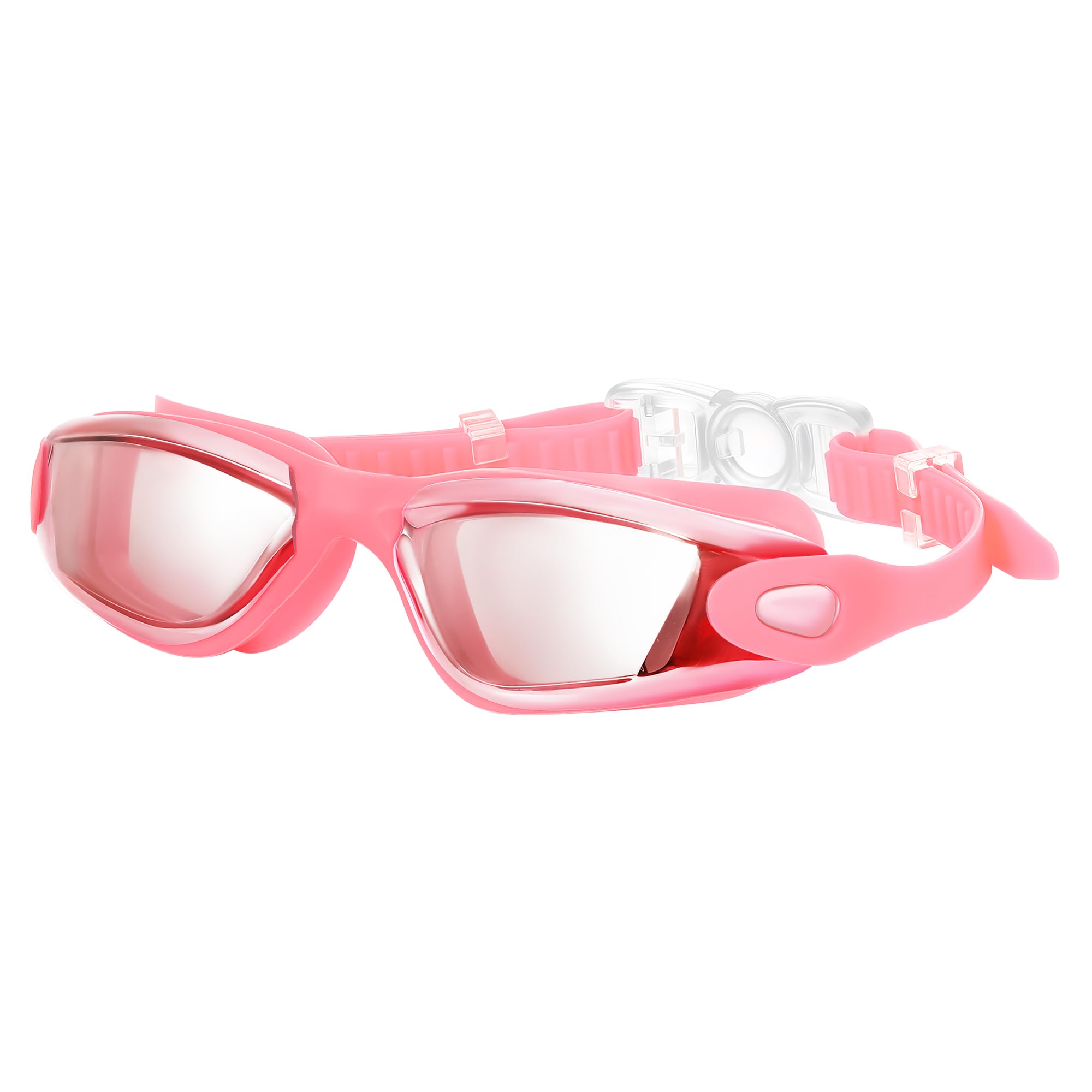 Neusaro Swimming Goggles Adult Men Women Anti-Fog ladies girls swim goggles Anti-Leak,Pink