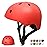 Glaf Toddler Helmet Kids Bike Helmets for 2-8 Years Old Baby Girls Boys Multi-Sport Helmet Adjustable Skateboard Bicycle Helmet Lightweight 2 Sizes for Toddler to Youth (Red, Small)