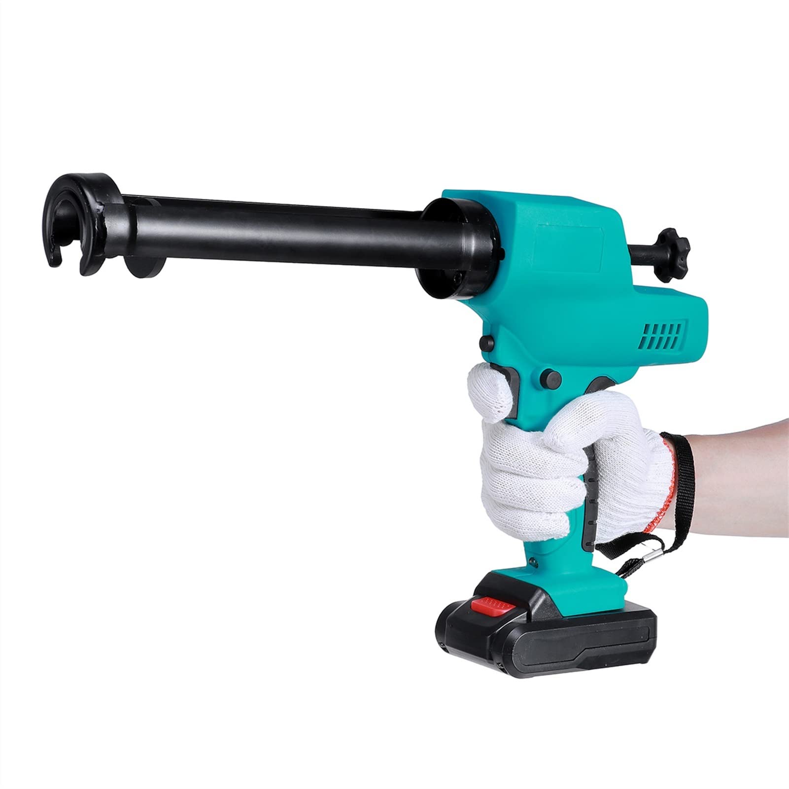 Pistolet do klejenia Bezprzewodowy pistolet do uszczelniania Zagęszczona rura automatyczna Podgrzewana konstrukcja DIY Narzędzia do naprawy Uszczelki klejowe Maszyna i akumulator do uszczelniania, n
