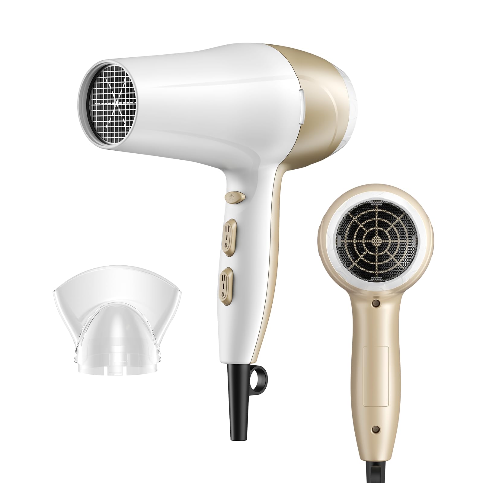 CONFU Hair Dryer,1875W Fast Drying Blow Dryer with Advanced Ionic Technology, More Shine and Less Frizz,Hair Dryers for Women with Concentrator Nozzle for Home Salon