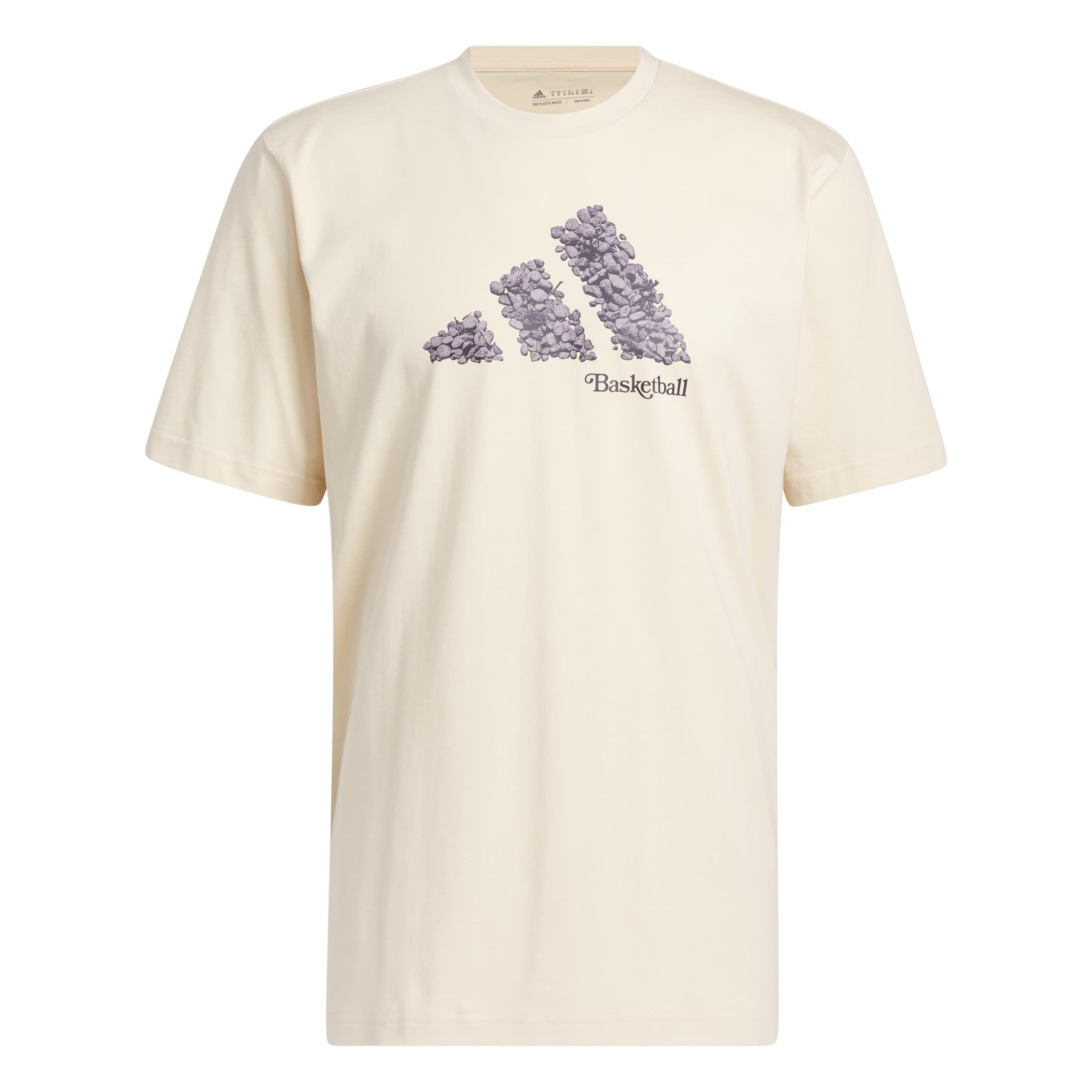 adidas Men's Court Therapy Graphic Tee, Crystal Sand, L