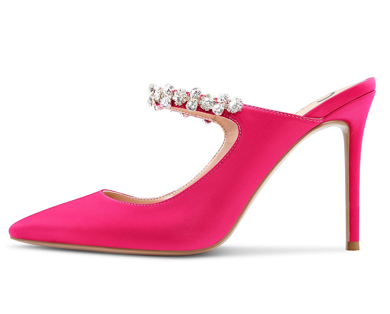 Castamere Scarpe col Tacco Donna Slingback Moda Cristallo Sandali Tacco a Spillo 10CM