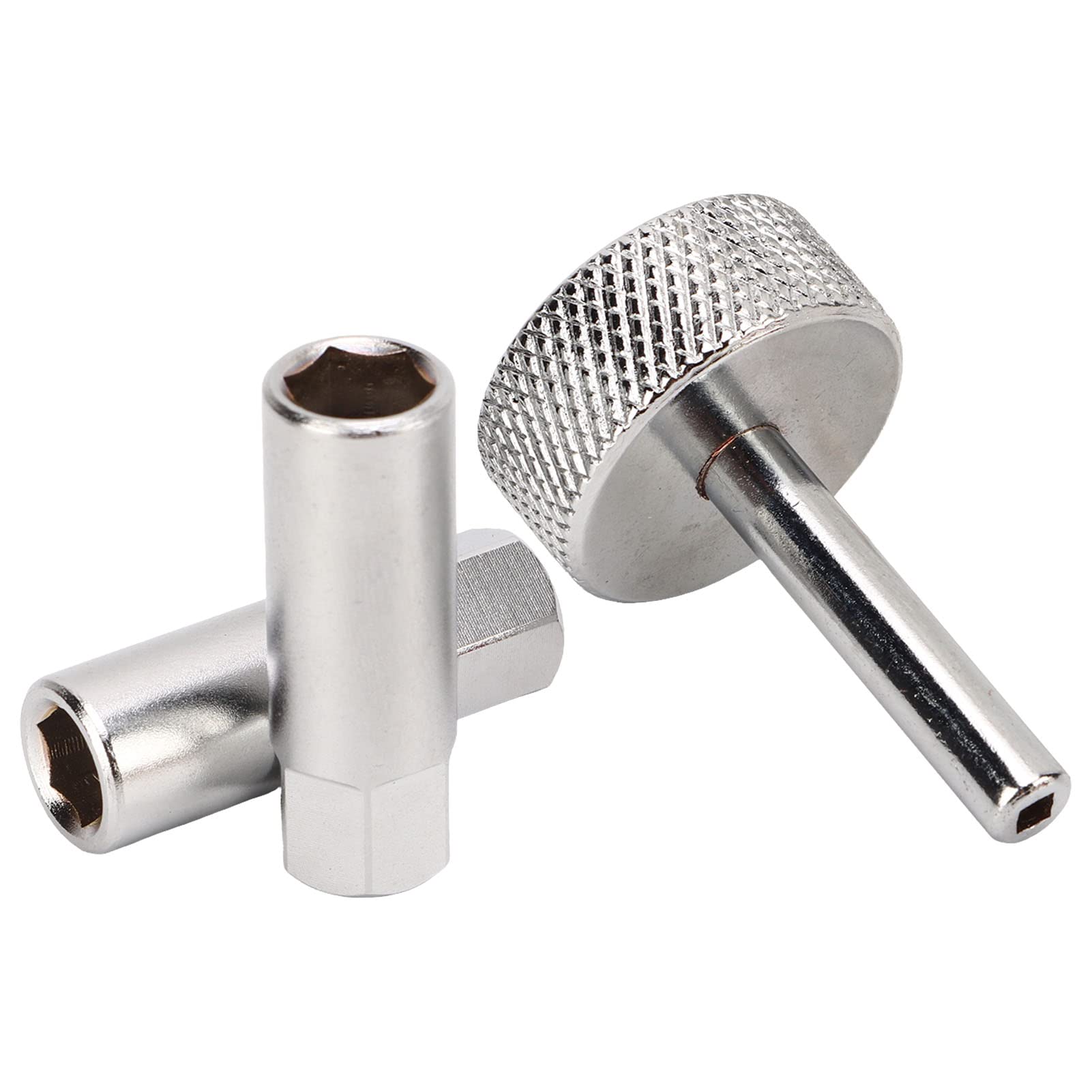 Tissting Juego de 3 Llaves Ajustables para Holgura de Válvulas. Incluye Llave para Tuerca de Seguridad de 8 mm y 9 mm, Ajustador de Taqué de 3 mm, para Motocicletas y Vehículos Todo Terreno