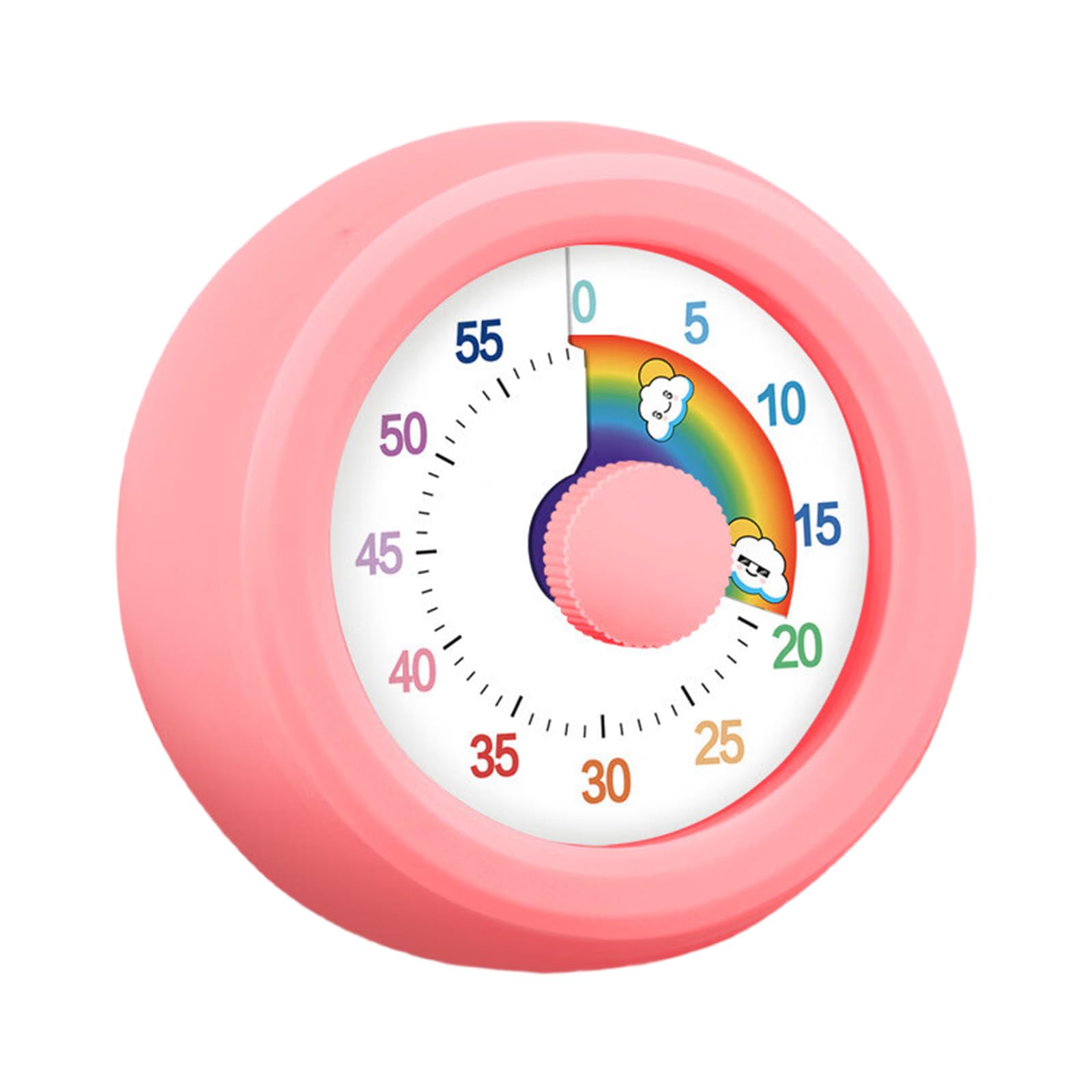Visual Timer Kitchen Timer 0-60Minute Countdown Reminder Clock for Homework Focusing and Cooking Tasks Countdown for Kid