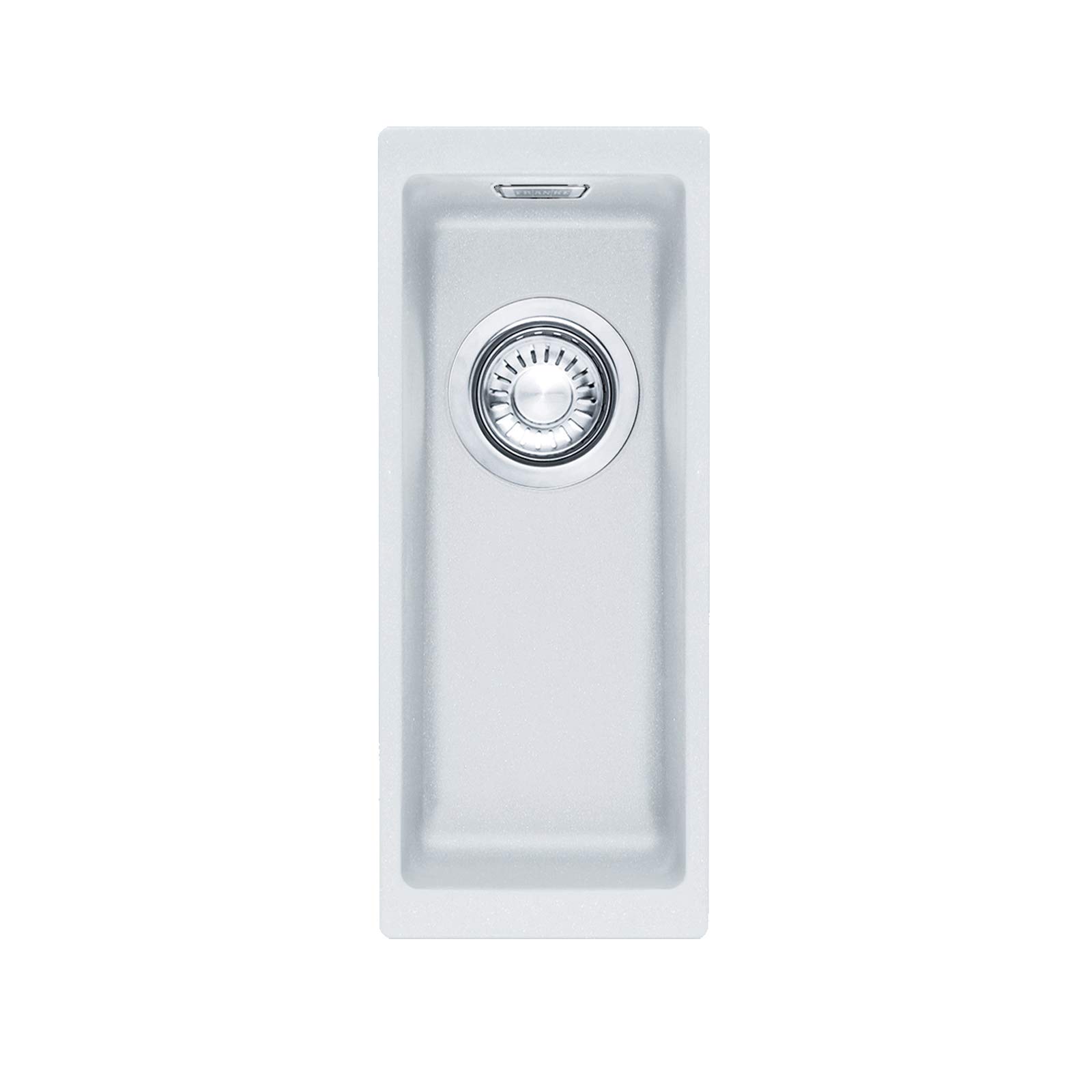 Franke White Sirius Sid110-16Pw 1.0 Bowl Tectonite Undermount Kitchen Sink
