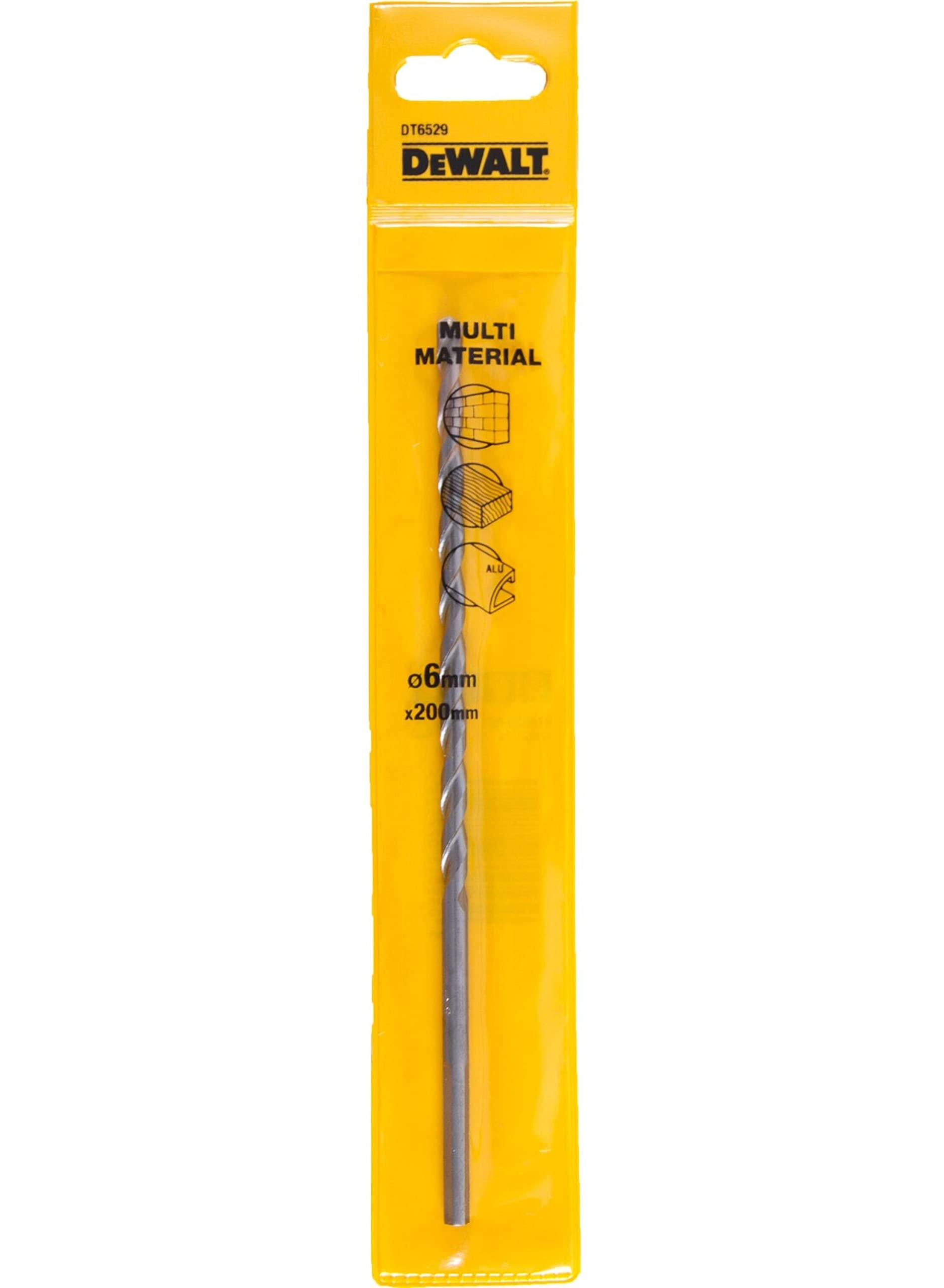 Dewalt Multi-Purpose Drill Bit 6 x 200 x 170 mm; DT6529 – qz