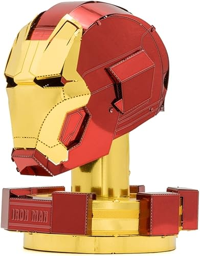 Miniatura 3 de Metal Earth Fascinations Marvel Iron Man - Kit de casco de metal 3D con pinzas