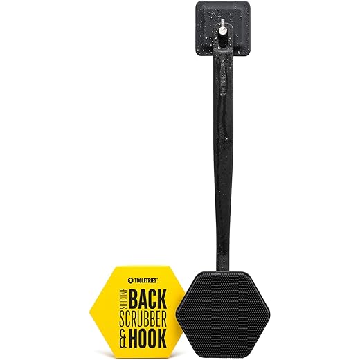 TOOLETRIES Back Scrubber - Charcoal