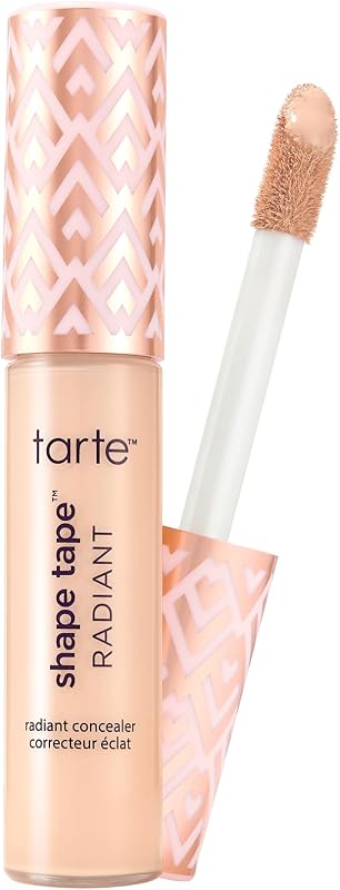 shape tape radiant concealer – Medium-Coverage, Radiant Finish for Under Eye Concealer for Dark Circles, Fine Lines, Redness & Discoloration, Hydrating, Vegan, Cruelty Free