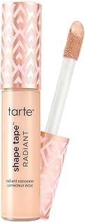 shape tape radiant concealer – Medium-Coverage, Radiant Finish for Under Eye Concealer for Dark Circles, Fine Lines, Redness & Discoloration, Hydrating, Vegan, Cruelty Free