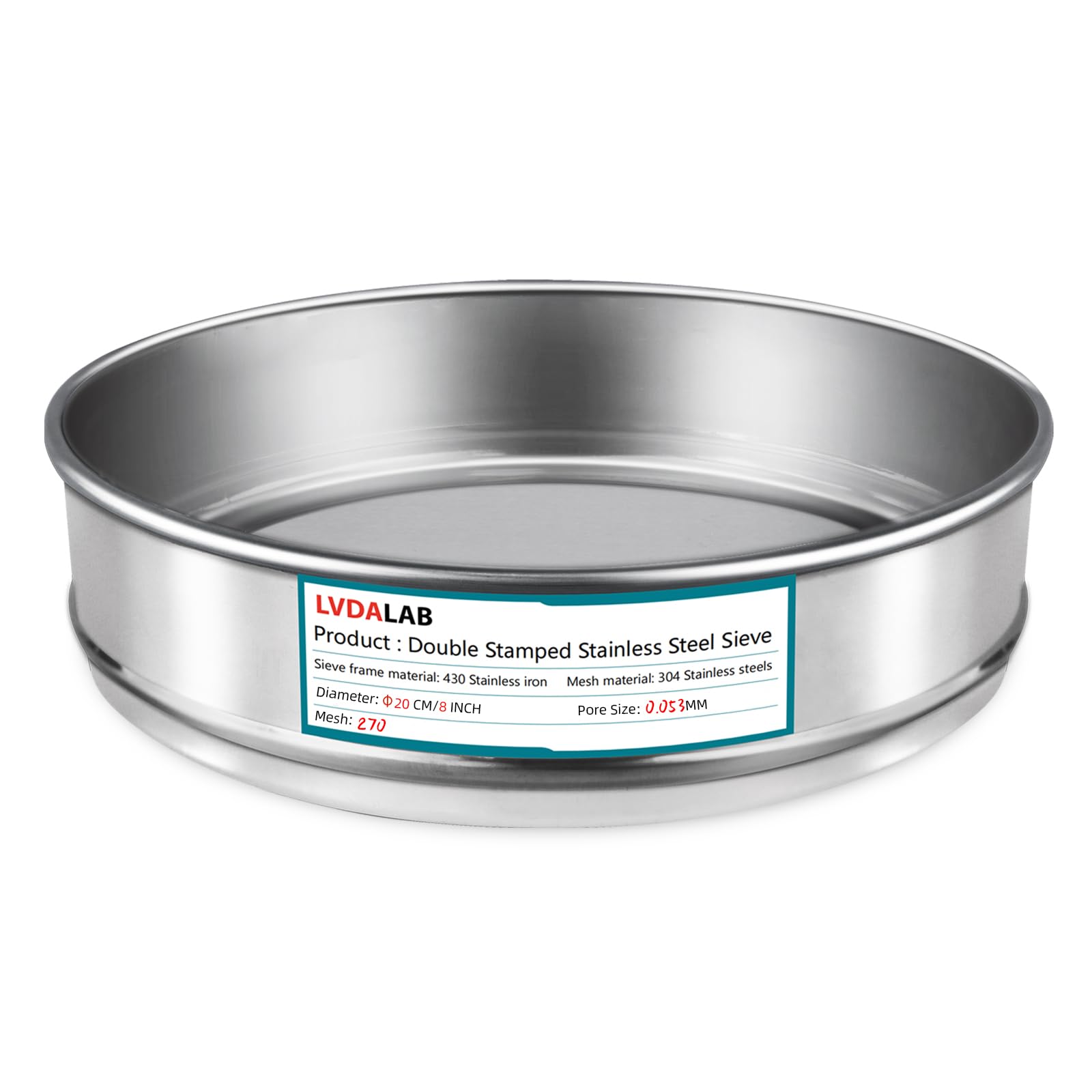 Stainless Steel Lab Sieve - 270 Mesh -1 Stainless Steel Lab Sieve - 270 Mesh -1