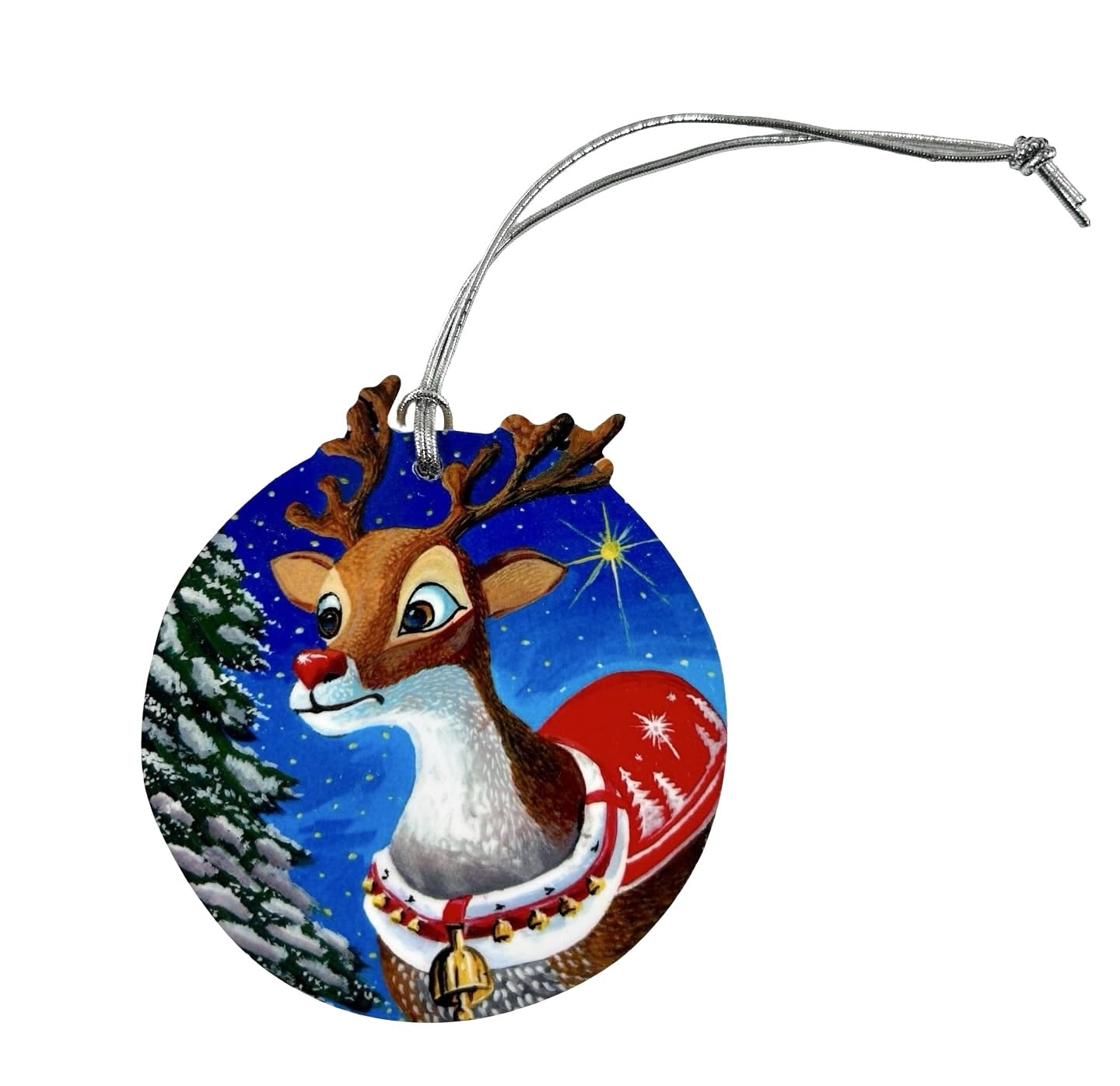 Rudolph The Red Nose Reindeer Tree Decoration - Rudolph Decoration -XMAS5-DEC