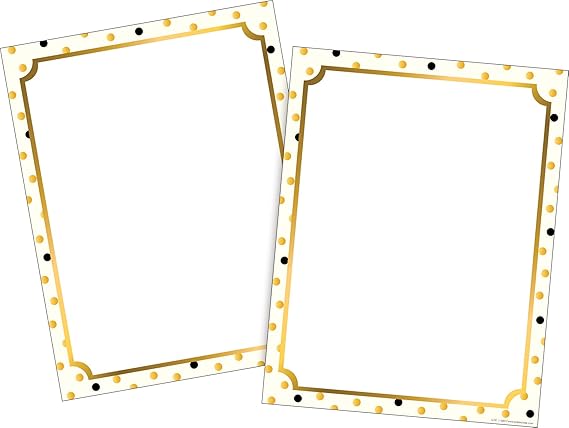 Barker Creek Designer Computer Paper Set, Chevron And Dots, 200 Sheets (50 Each Of 4 Designs) Of Decorative Printer Paper, Stationery In Set, 8.5" By - View #8
