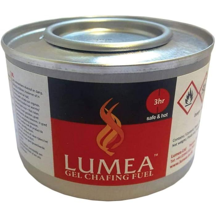 Buy 6 x METHANOL Chafing Fuel Gel CANS Dish 3 Hour Burn TIME Each