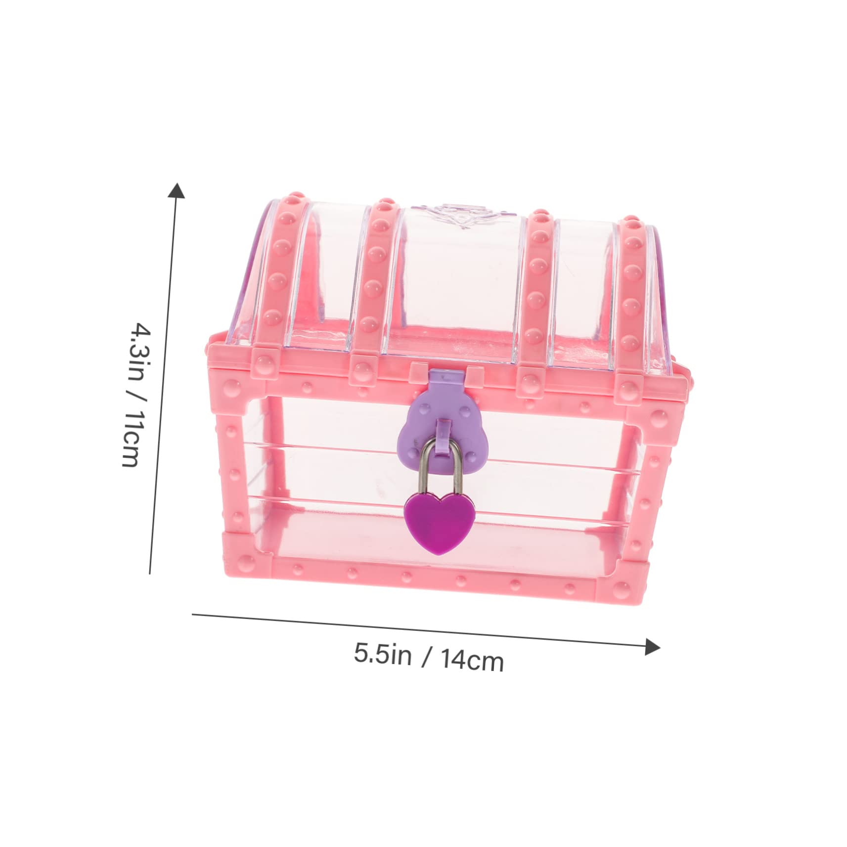 WOFASHPURET 1Set Diamond Jewelry Storage Box Elegant Display Organizer for Treasure Chest Design for Bracelets Necklaces and Earrings Accessories